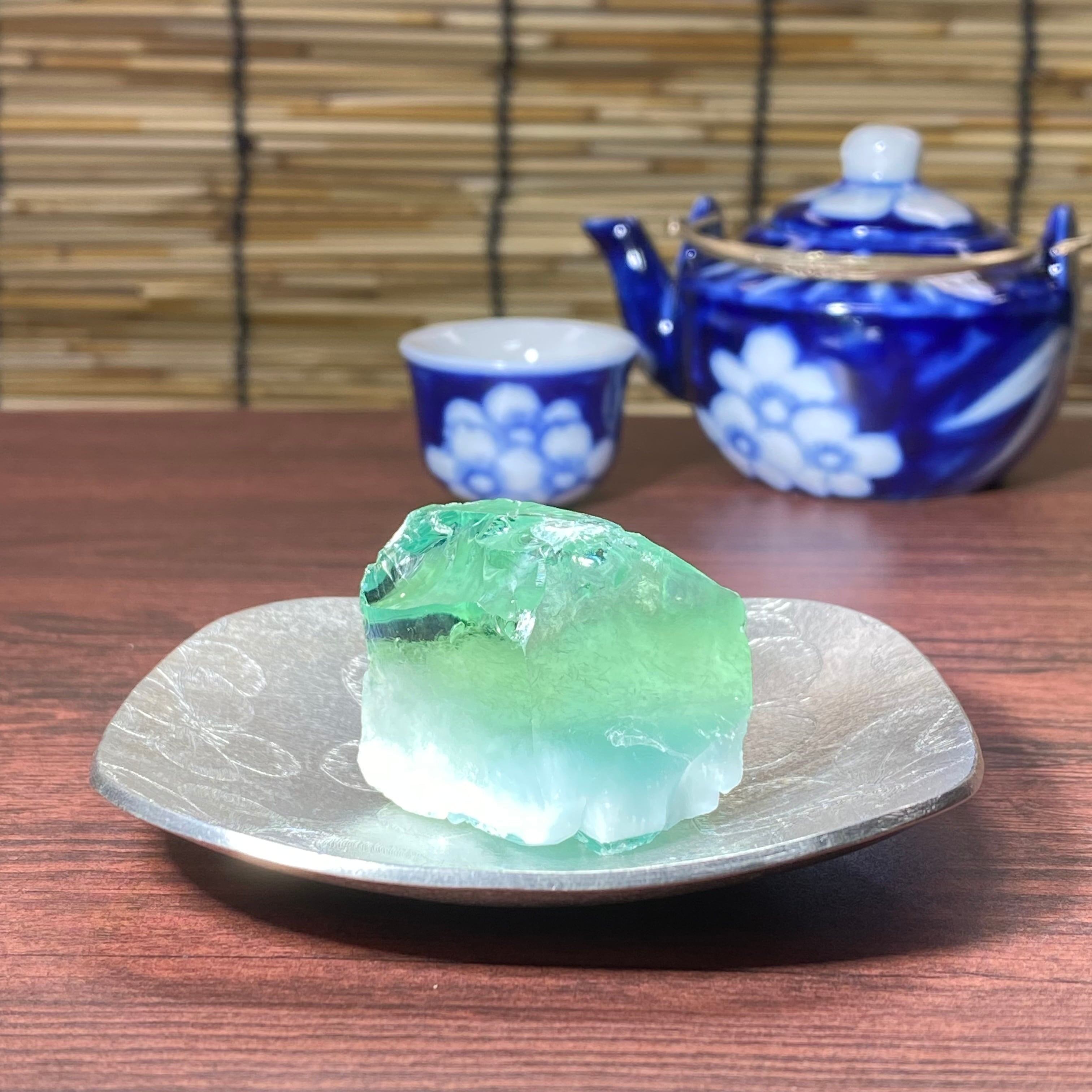 インドネシア産アンダラクリスタル原石 和菓子風アンダラ No.4