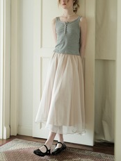 Odette Sheer Layered Skirt F0702