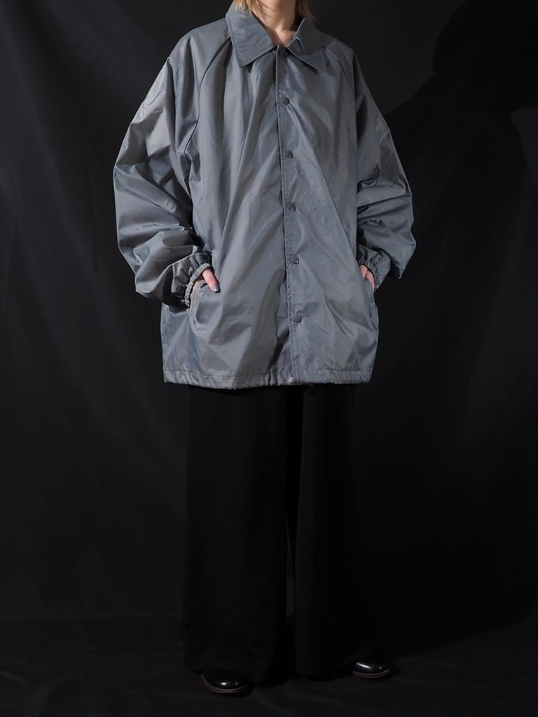 Haband mat silver color nylon coach jacket (made in Sri Lanka)