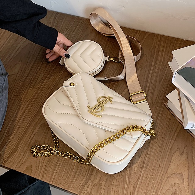 小さなバッグ女性の感覚2020人気の新しい流行のファッションチェーンワンショルダーメッセンジャーバッグネット赤絵母小さな正方形バッグ Tiancai_Wing_Bag8045652