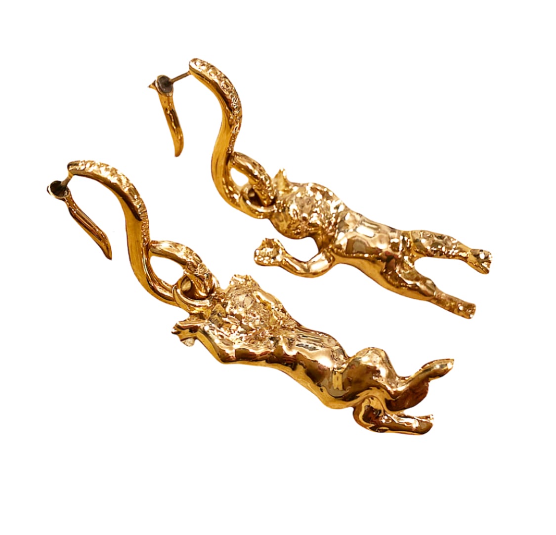 Vivienne Westwood Import Anglo Satyr earrings | ROUND THE