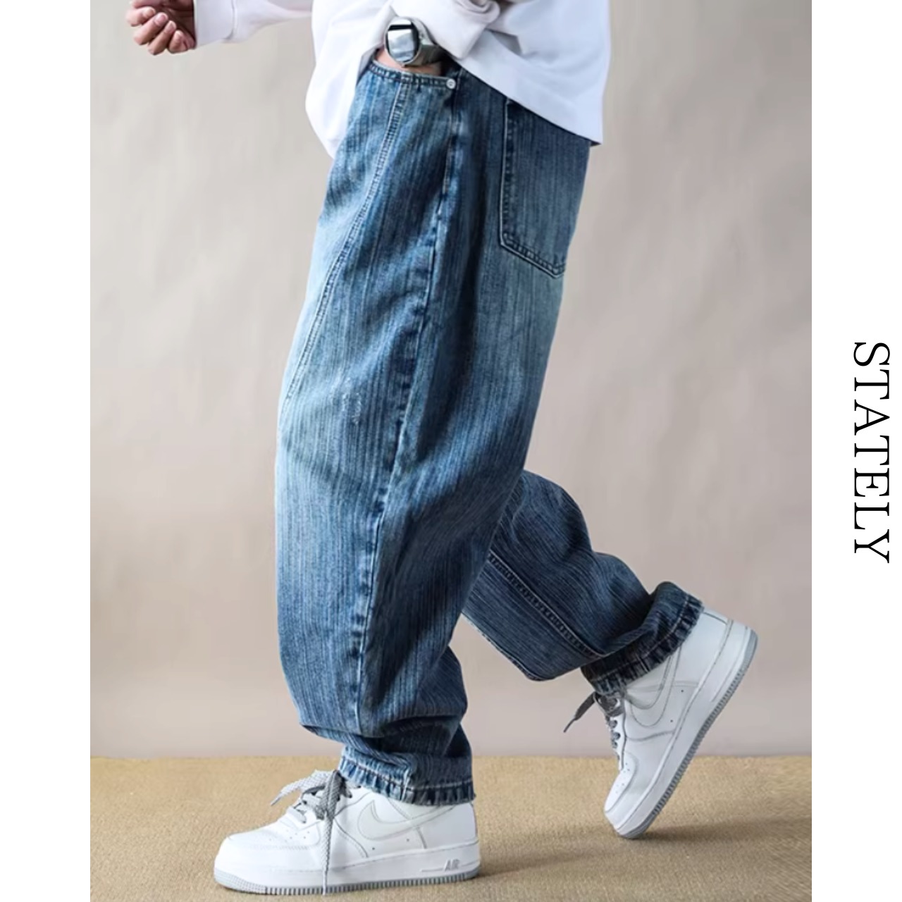 Vintage Fade デニムジョガー Pants_B93・画像8