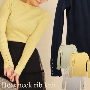 yumeribonリブ ニット