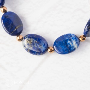 未来を照らす夜空の月［ラピスラズリ／ムーンストーン／水晶／ヘマタイト］