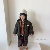 【取寄】THE GOGUMA チェック中綿ジャンパー|冬服|韓国子供服