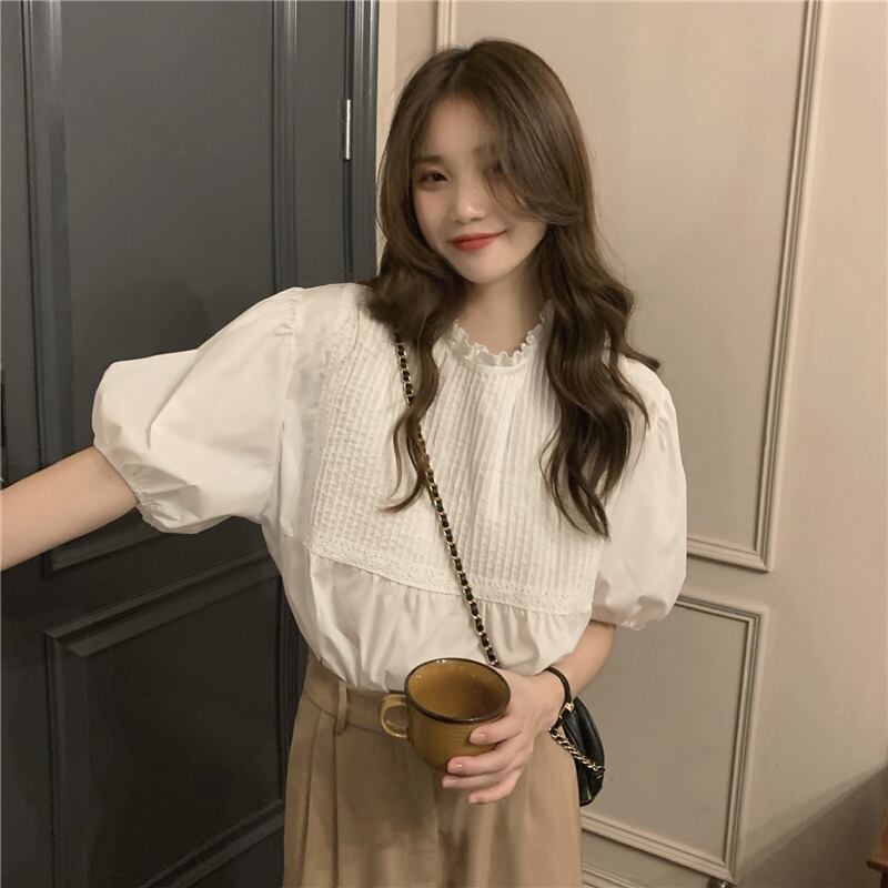 スタイルトップス ホワイトシャツ サマー薄手 夏物 1号婦人51817135476