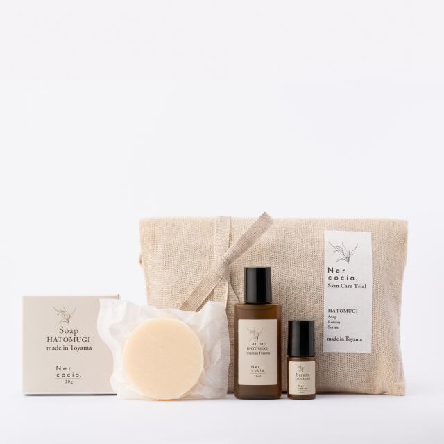 Nercocia. ネルコッチャ ハトムギスキンケアトライアル