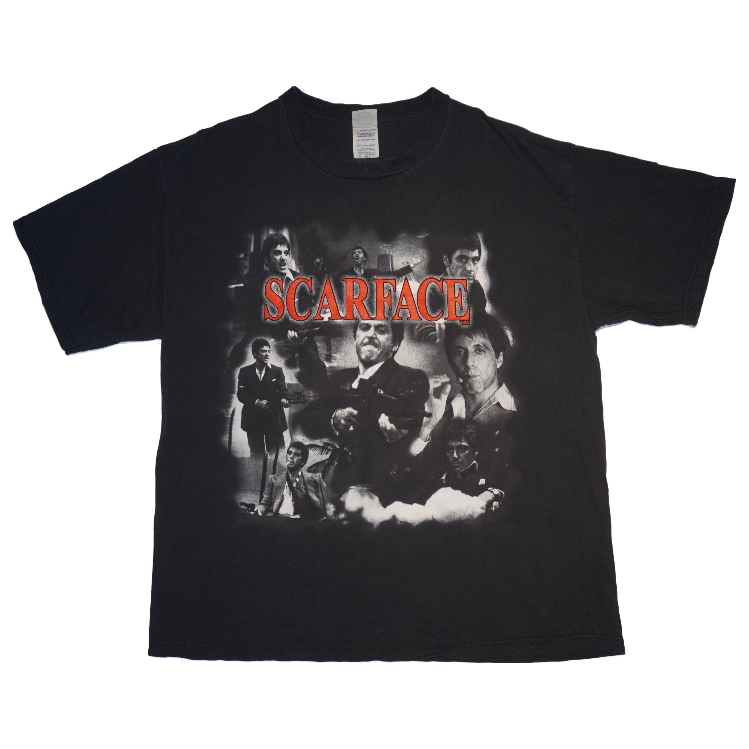 Scarface Face ヴィンテージTシャツ (スカーフェイス 映画)｜送料無料