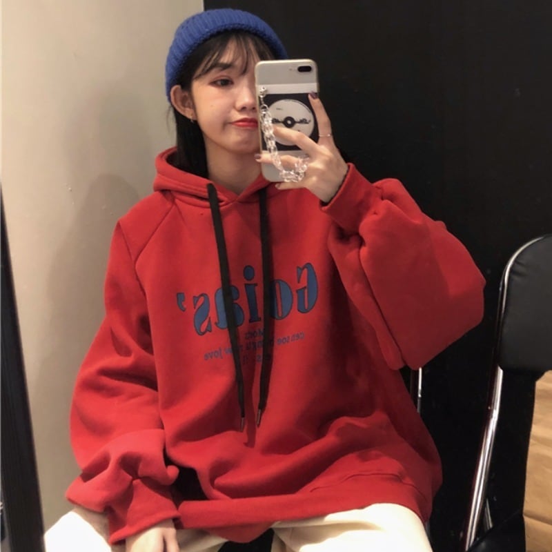 オータムベルベットトップス ルーズフードプルオーバー セーター レディース 秋物 YY-ファッション65572190306