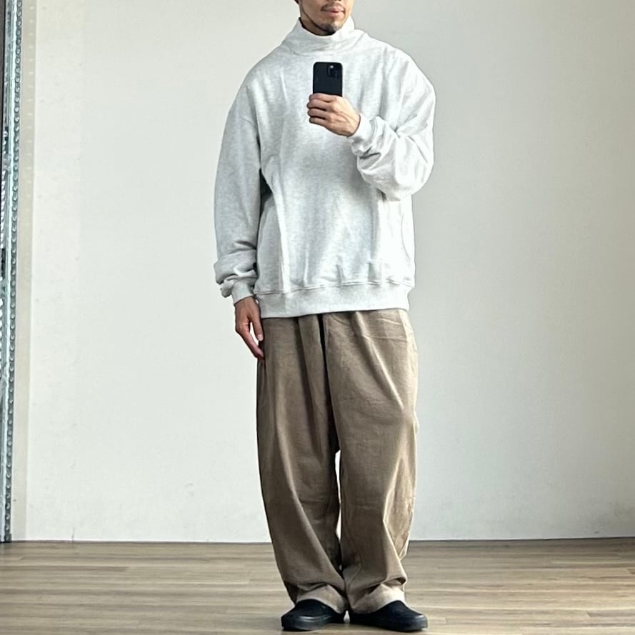 25AW》【KELEN】2WAY HIGH NECK PILE SWEAT 