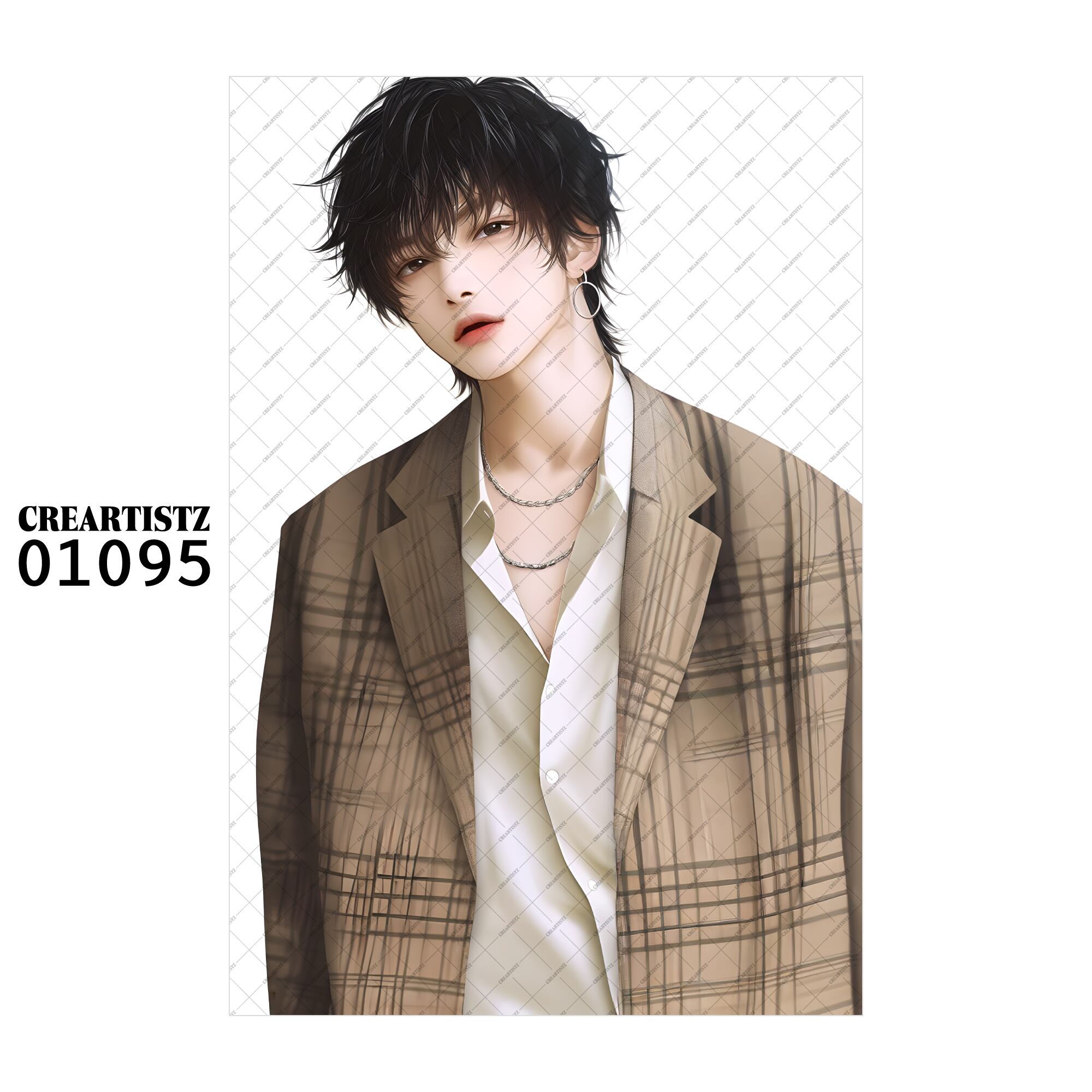 01095 ボーイ クール オリジナル ペーパー/ステッカー 4枚セット CREARTISTZ