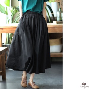 タック入り Aラインスカート M 3col 11348