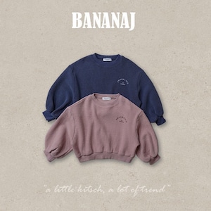 【2点送料無料】«予約»«ジュニアサイズあり»«Banana J» パリピグmtm 2colors