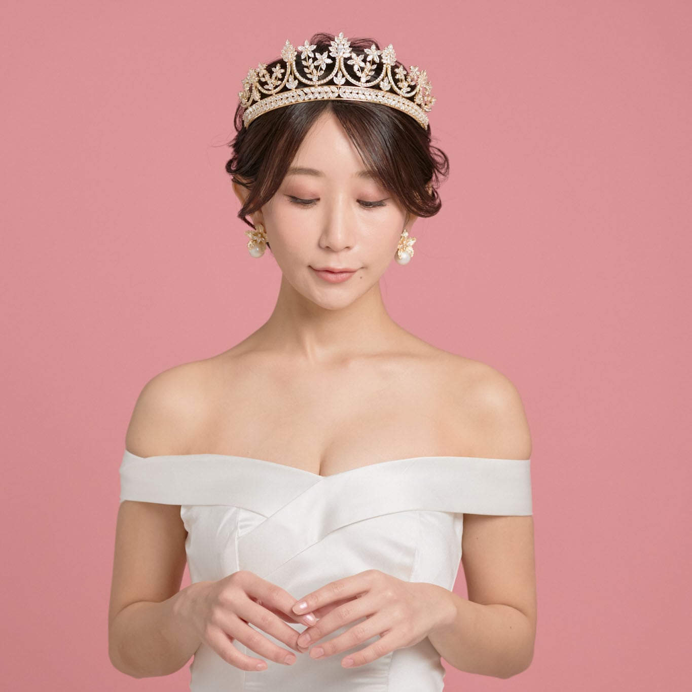 Angeline ブライダルティアラ