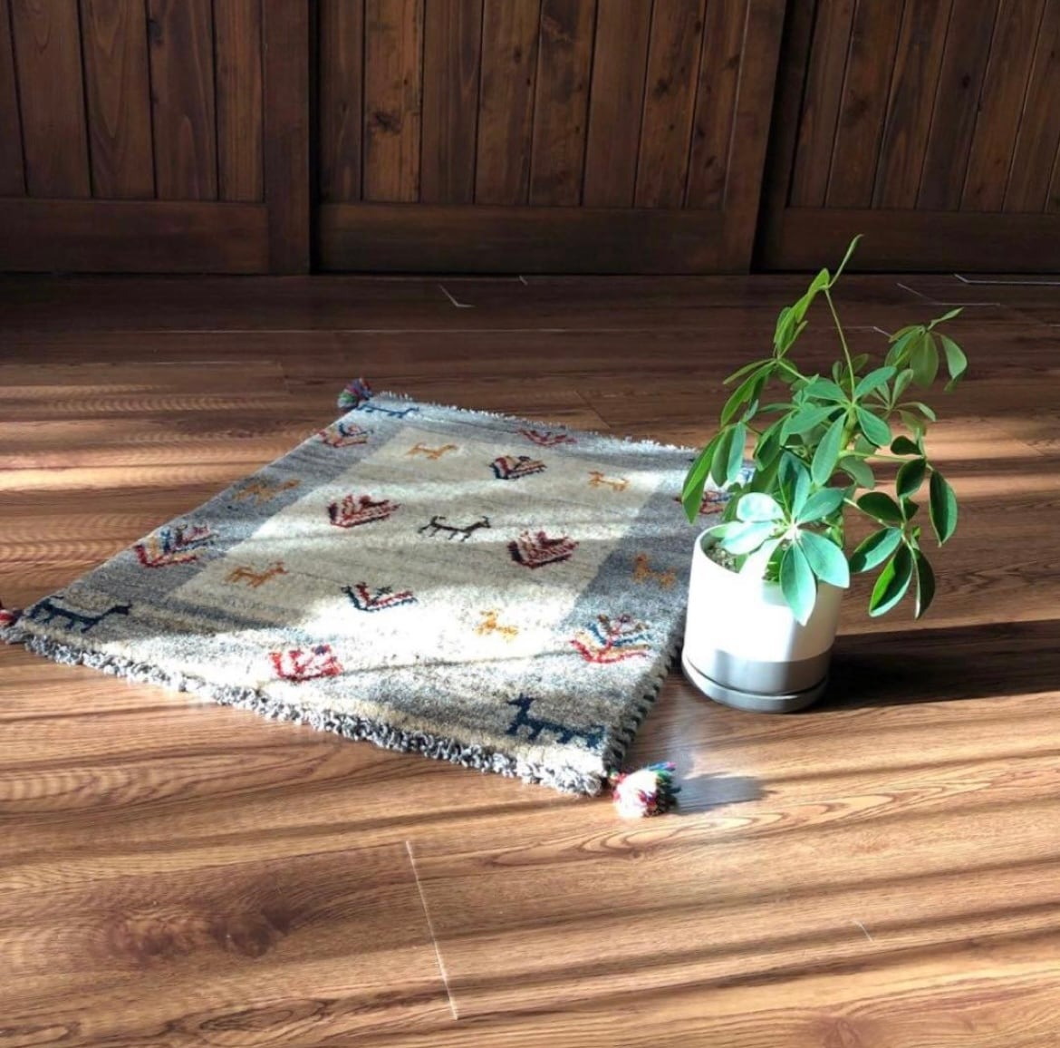 ペルシャギャッベ (ギャベ) 玄関マット No:GP-197 | A's Rug（エーズラグ）