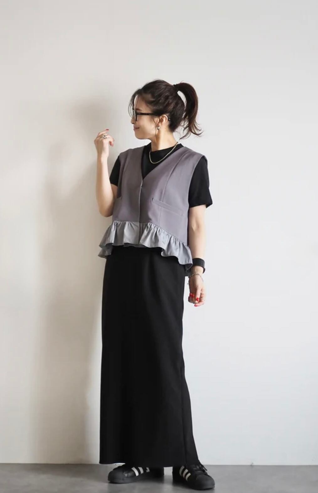 ANIECA 】シアーシャイニーTシャツ | valance 福井｜レディース