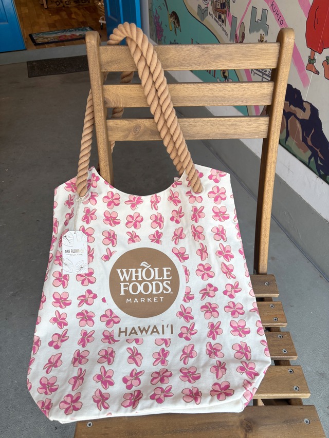 ハワイ限定商品を安心の国内配送で！【Whole Foods Market/ホールフーズ マーケット】オーガニックトートバッグ