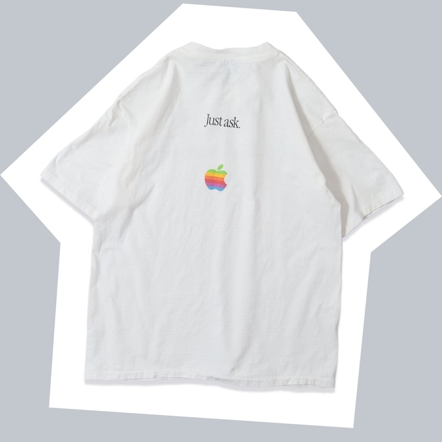 90s Apple Just ask. Promo Tee