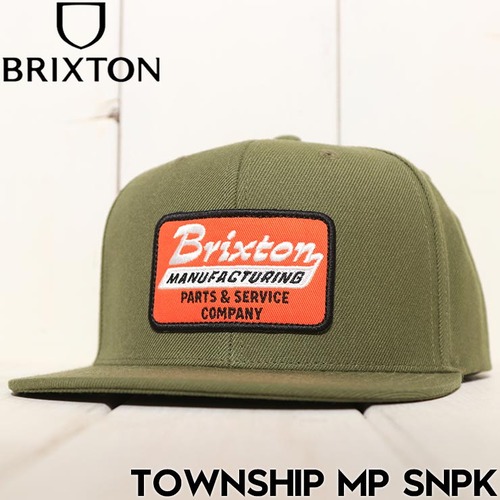 スナップバックキャップ 帽子 BRIXTON ブリクストン TOWNSHIP MP SNPK 11802 IVYGN 日本代理店正規品