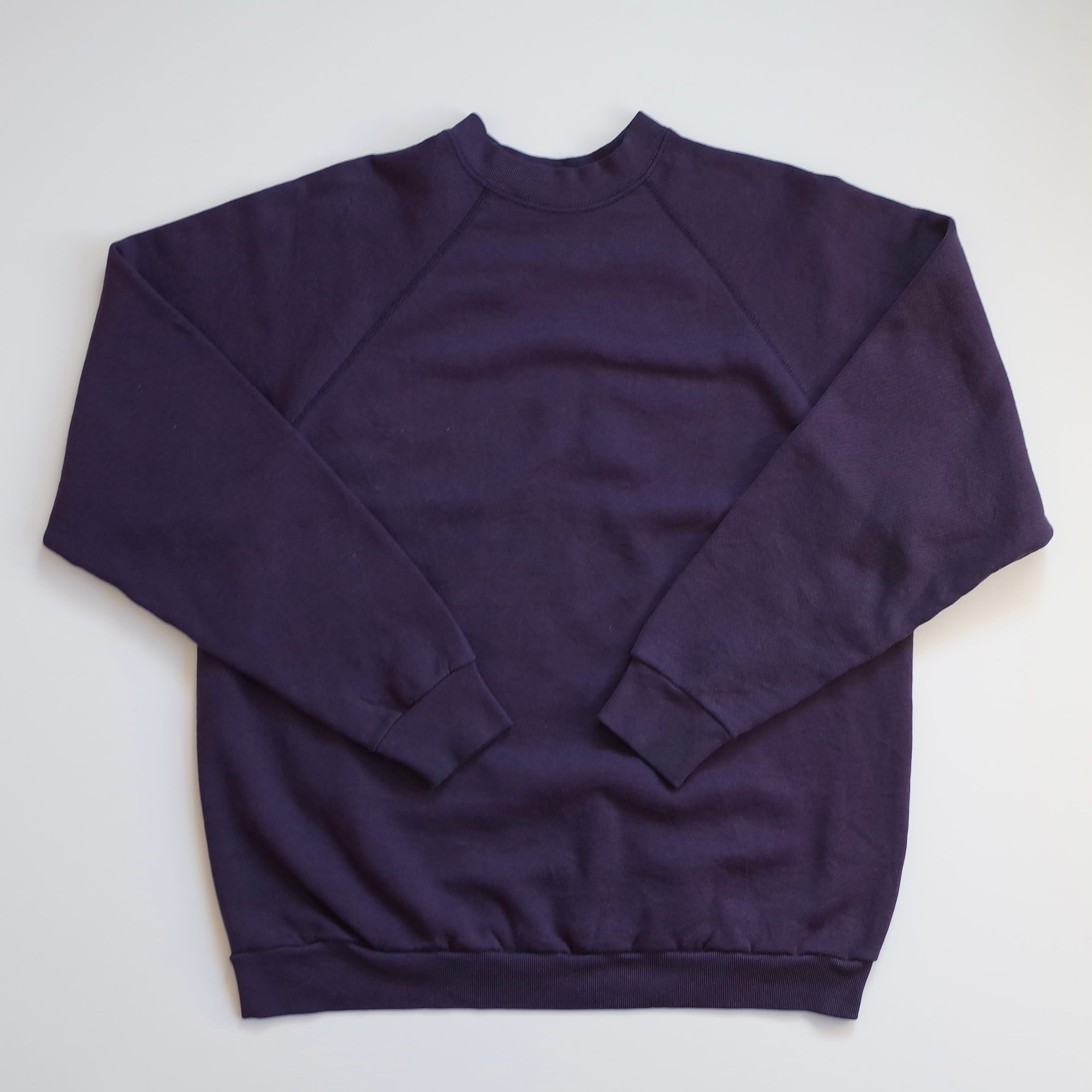 90s plain sweat "navy"