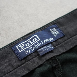 Polo by Ralph Lauren POLO CHINO HAMMOND black [W35L31.5相当] 古着