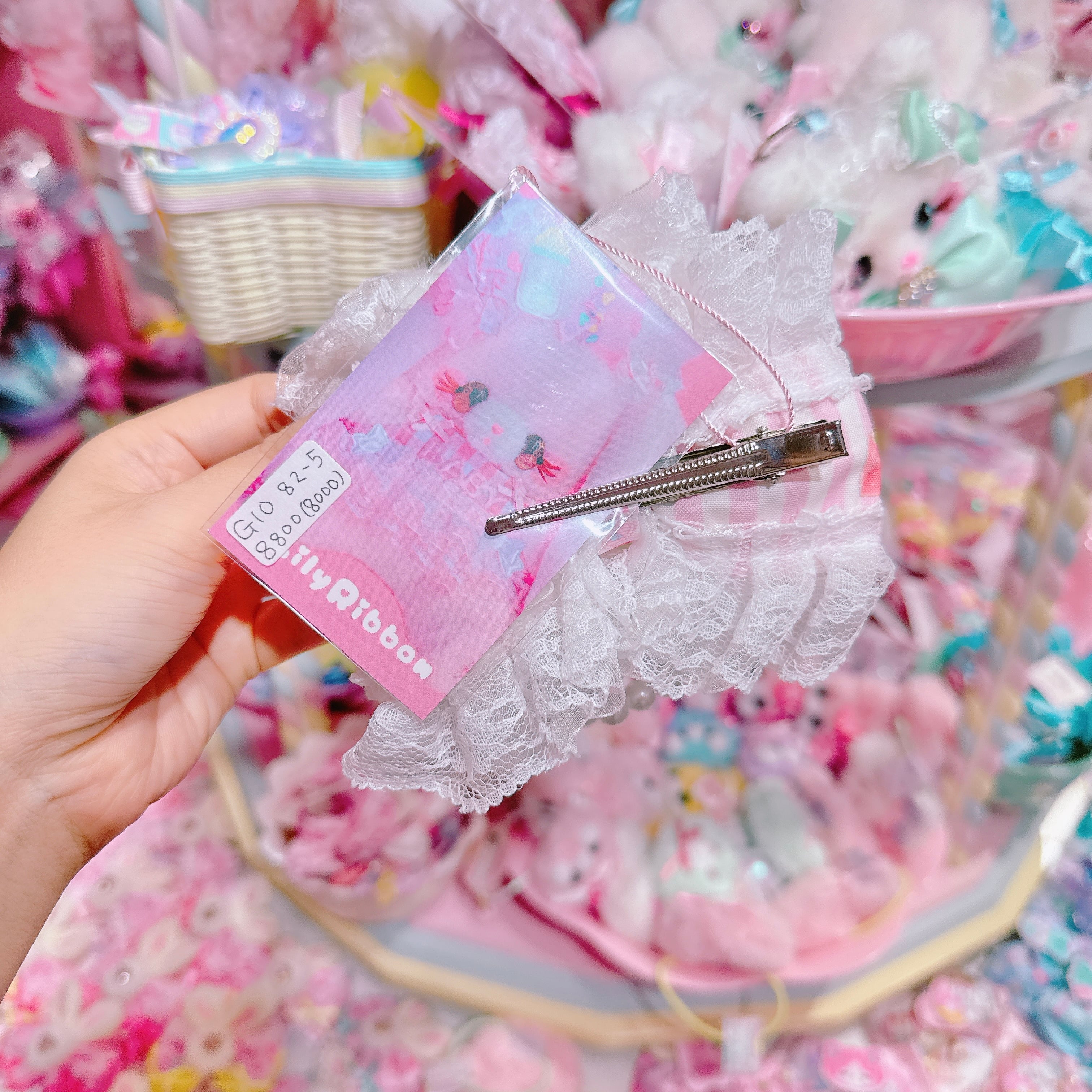 【G10】82-5ぬいぐるみヘアクリップ