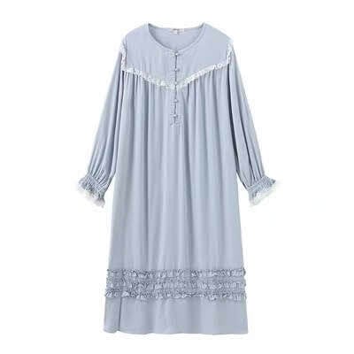 袖レースネグリジェ ワンピース ルームウェア パジャマ 全3色 | LILIANA