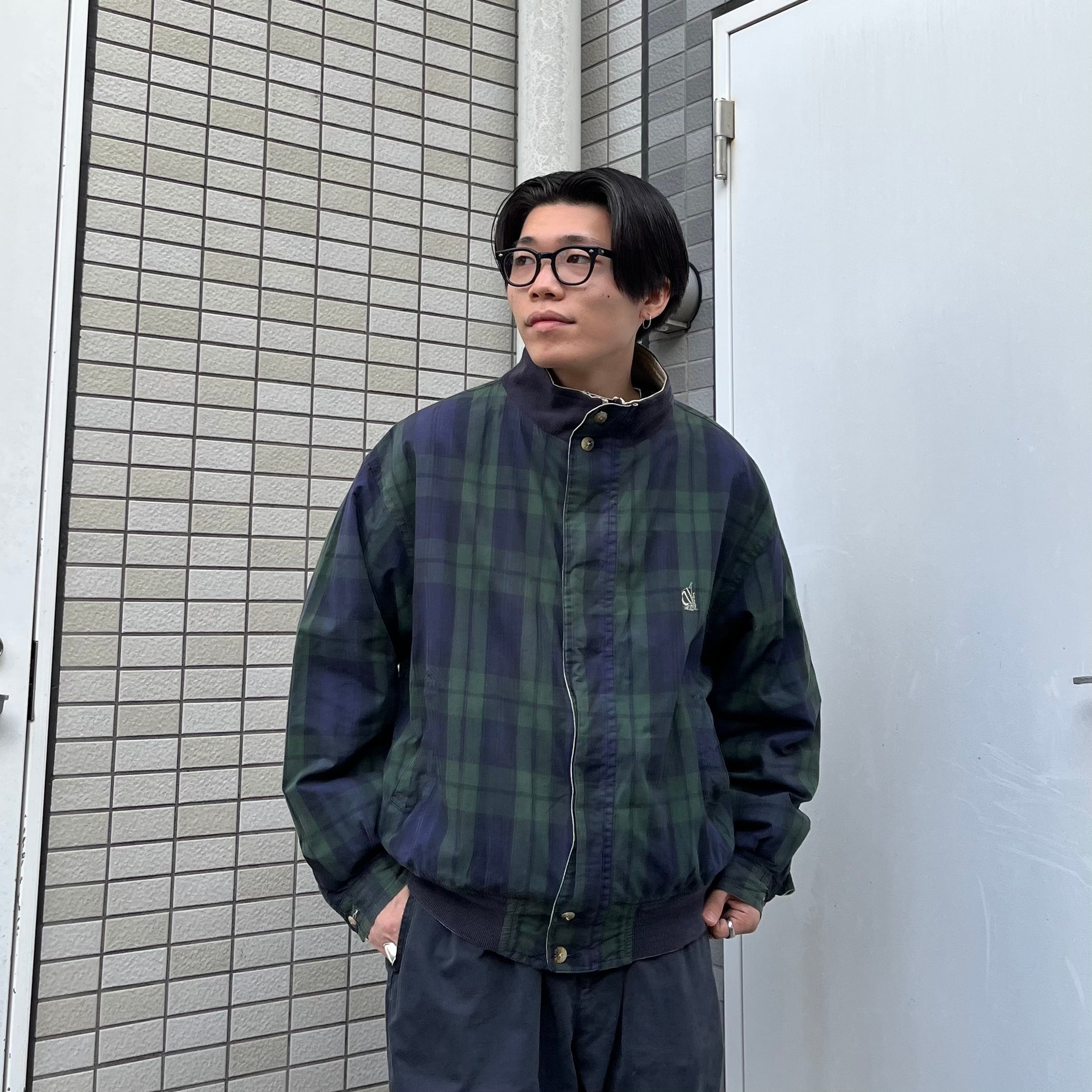 90年代〜 size:L【 nautica 】ノーティカ スイングトップ ブラック