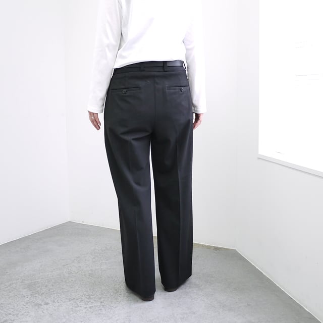 YAECA CONTEMPO（ヤエカコンテンポ） 2WAYタックワイドトラウザー