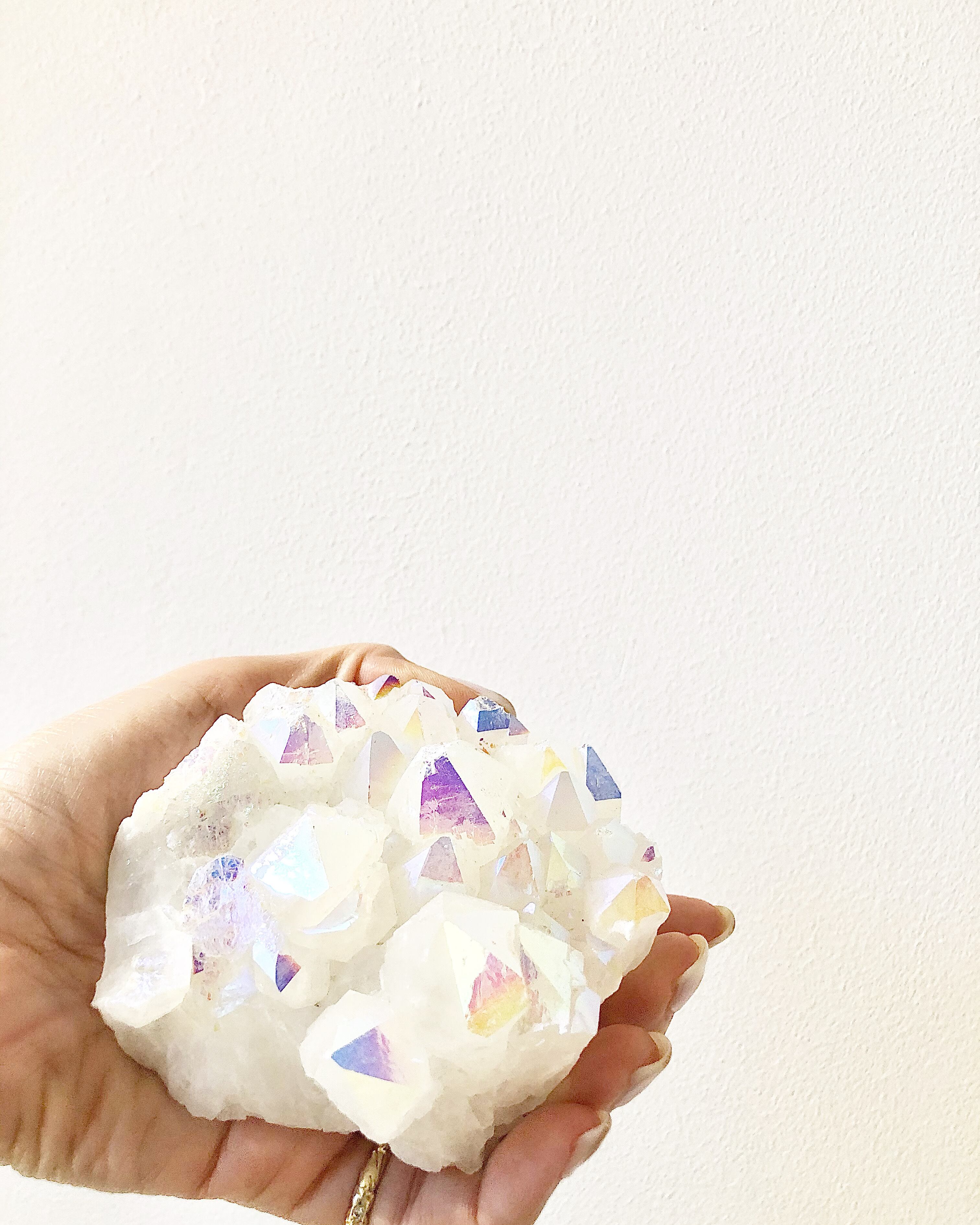 エンジェルオーラ　クラスターL⭐︎Angel Aura Crystal Cluster⭐︎