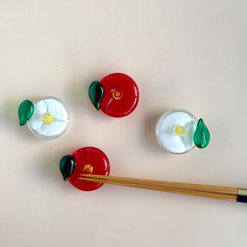 椿（赤）箸置き　佐々木みどり