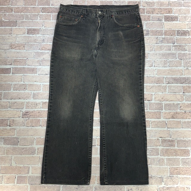 LEVI'S 505 後染めBLACK DENIM PANT