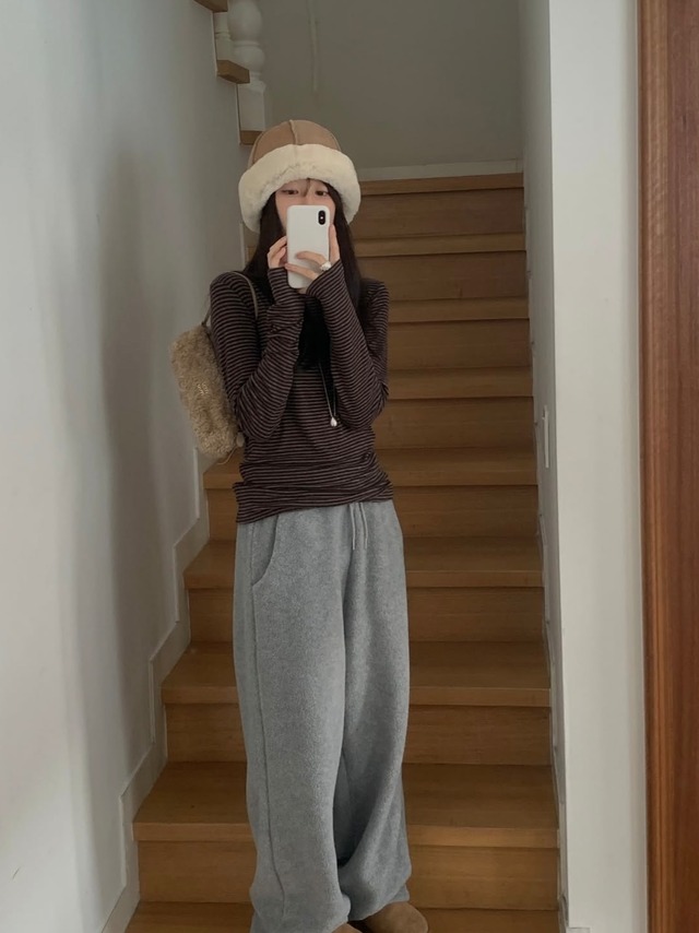 (即納) miel / Choco tee 2color