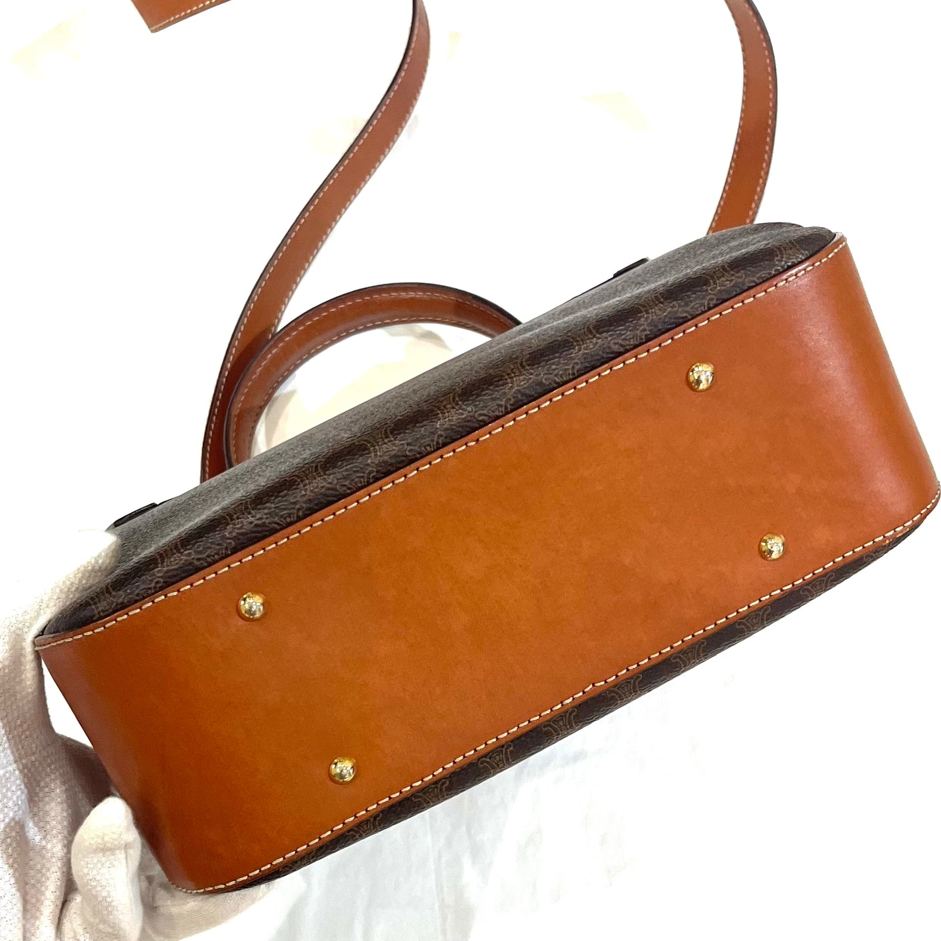 チャーム付き【CELINE】2608 セリーヌ ヴィンテージ マカダム 2WAY