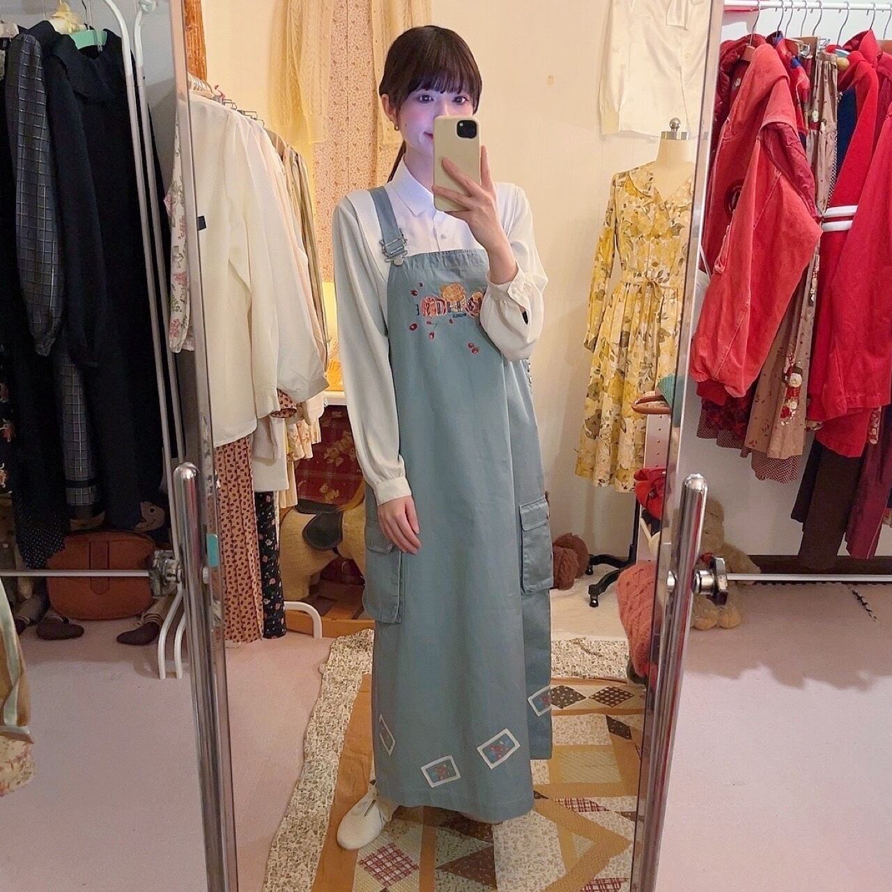 PINKHOUSE / strawberry jam jumper skirt