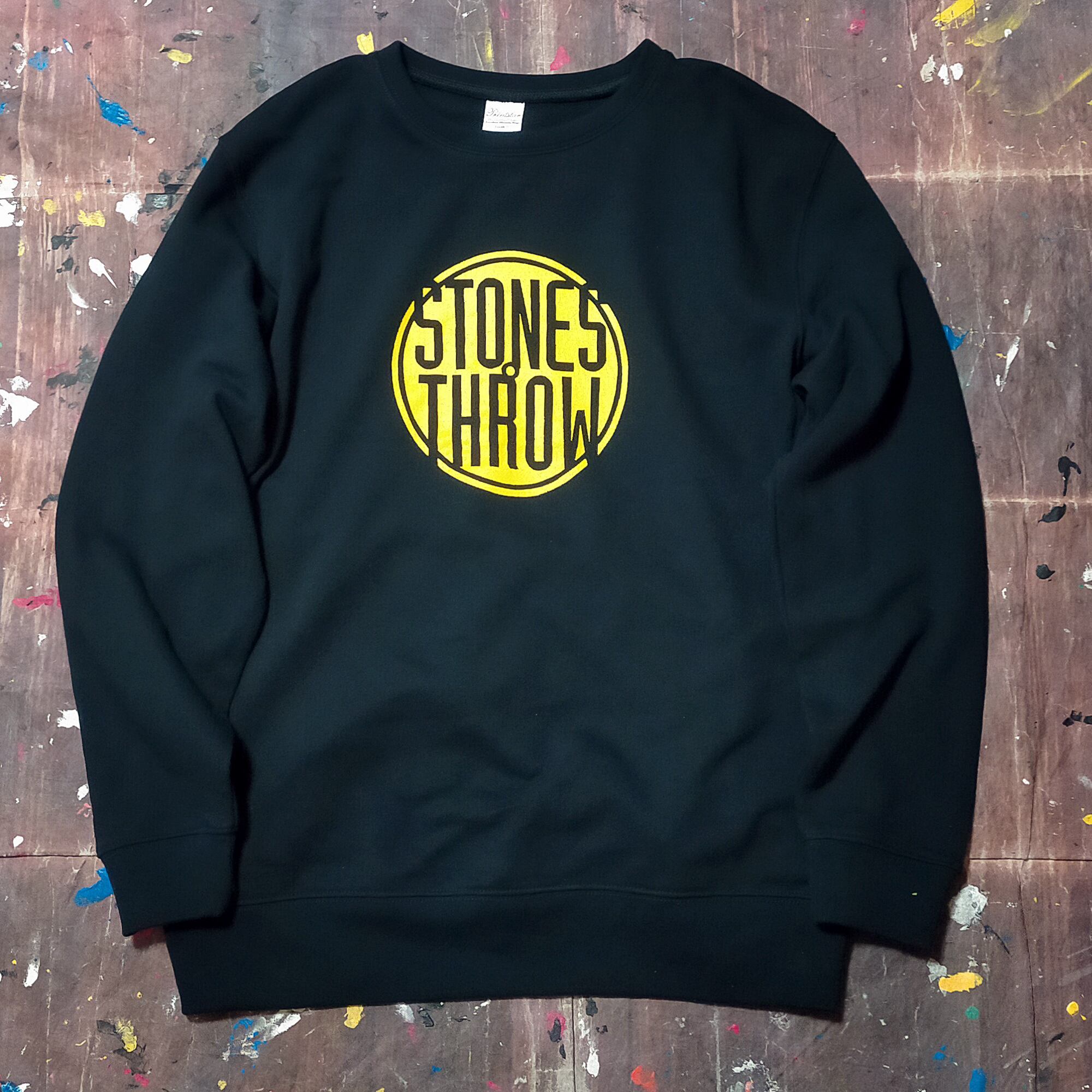 Stones Throw Records 半袖黒色 Tシャツ 選べる6サイズ S,M,L,XL,XXL