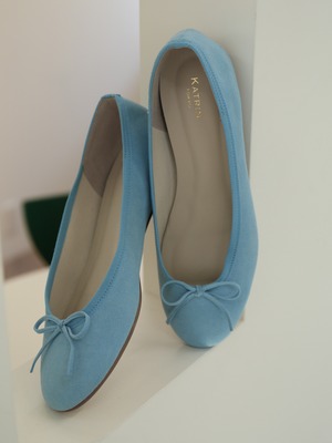 flat ballet shoes（blue）