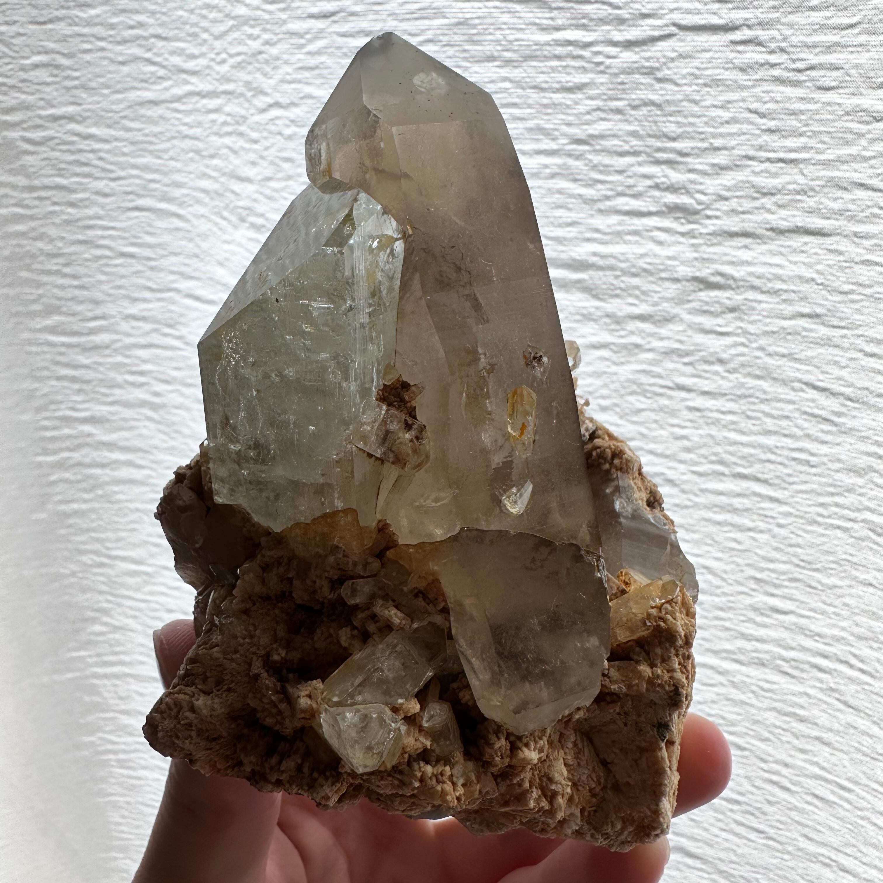 ナミビア ゴボボセブ スモーキークォーツ 鉱物標本 ナミビア ゴボボセブ スモーキークォーツ 鉱物標本