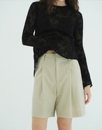 CLANE LOW WAIST HALF PANTS 2色展開