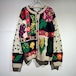 used design knit cardigan