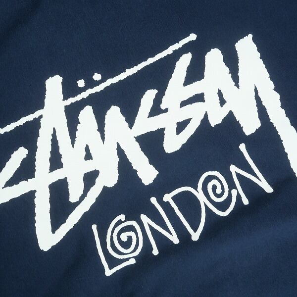 Size【XL】 STUSSY ステューシー 25SS STOCK LONDON ZIP HOOD NAVY
