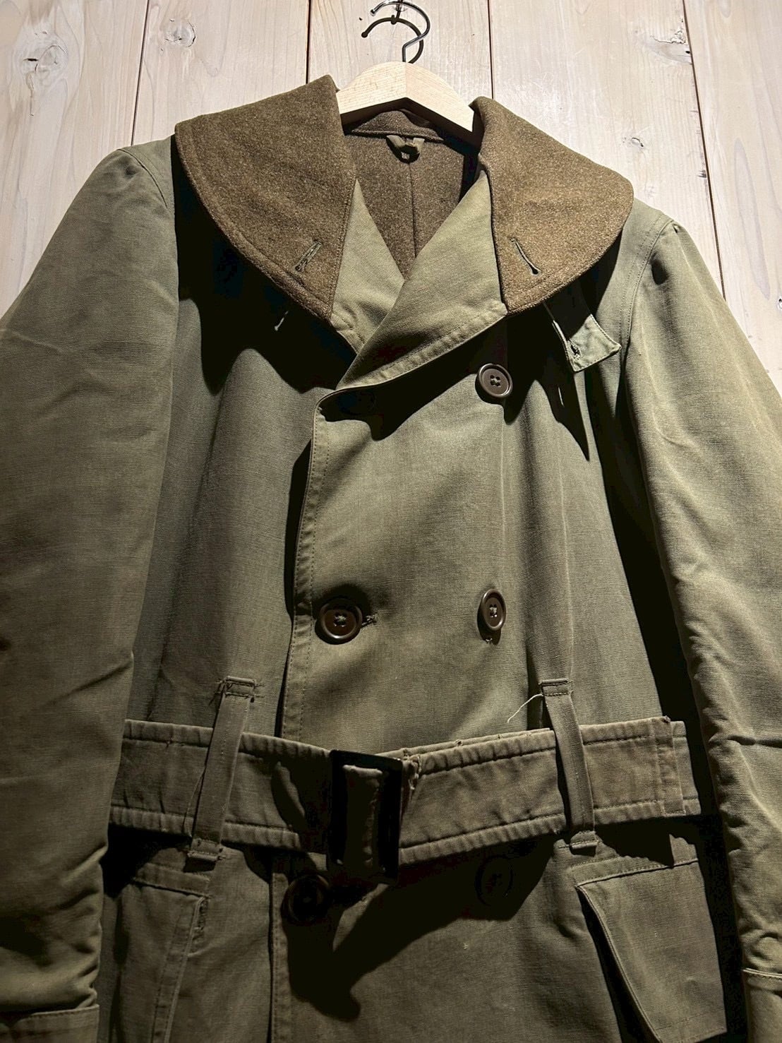 a.k.a.C.a.k.a vintage】40's Vintage U.S. Army M-38 Mackinaw Coat
