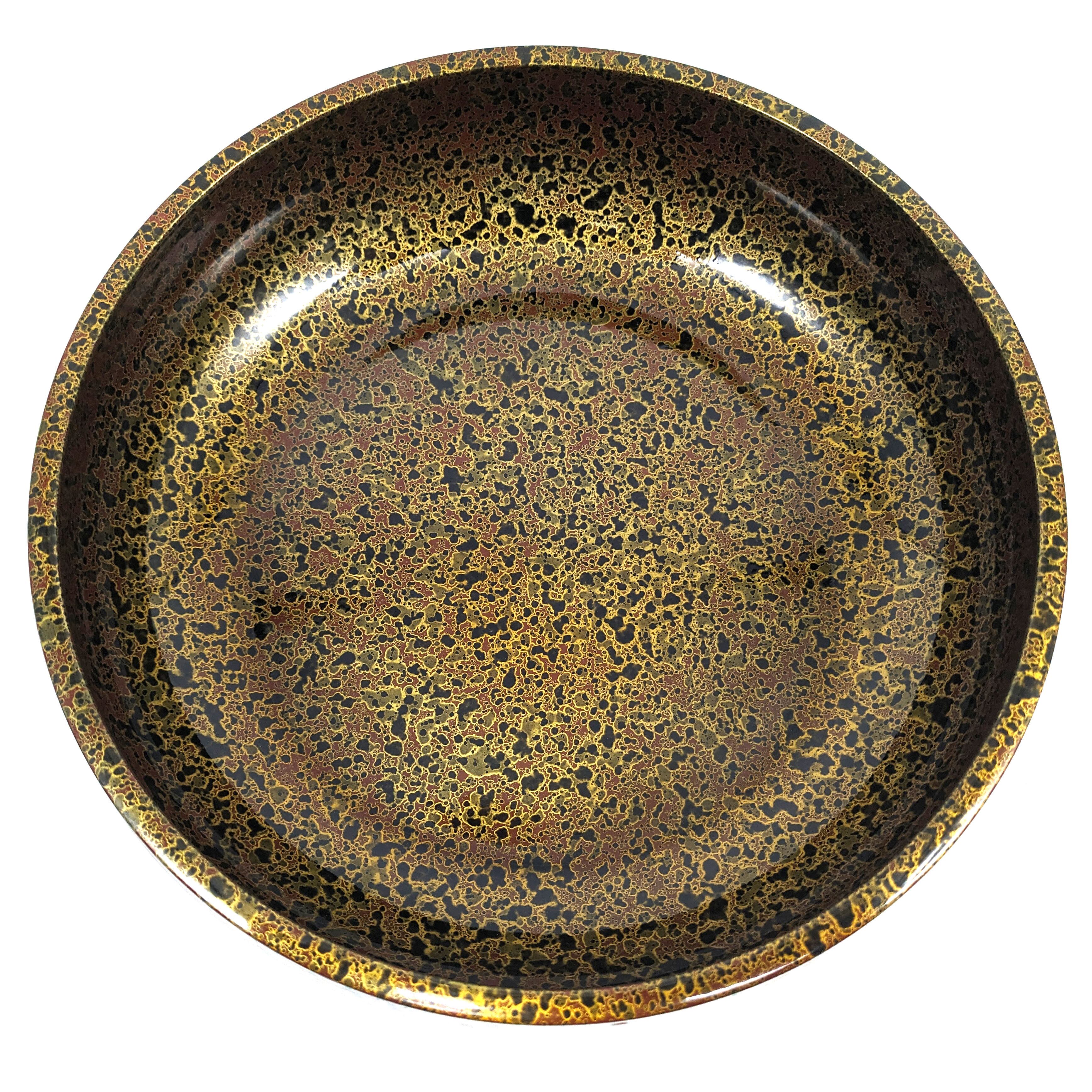 津軽塗（唐塗）バカ塗り・菓子器・漆器・伝統工芸・No.240606-53・梱包