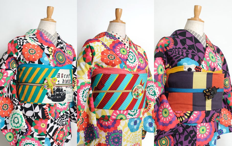 Thank you sold out!】ポリエステル振袖 フラワープリント60s | 重宗