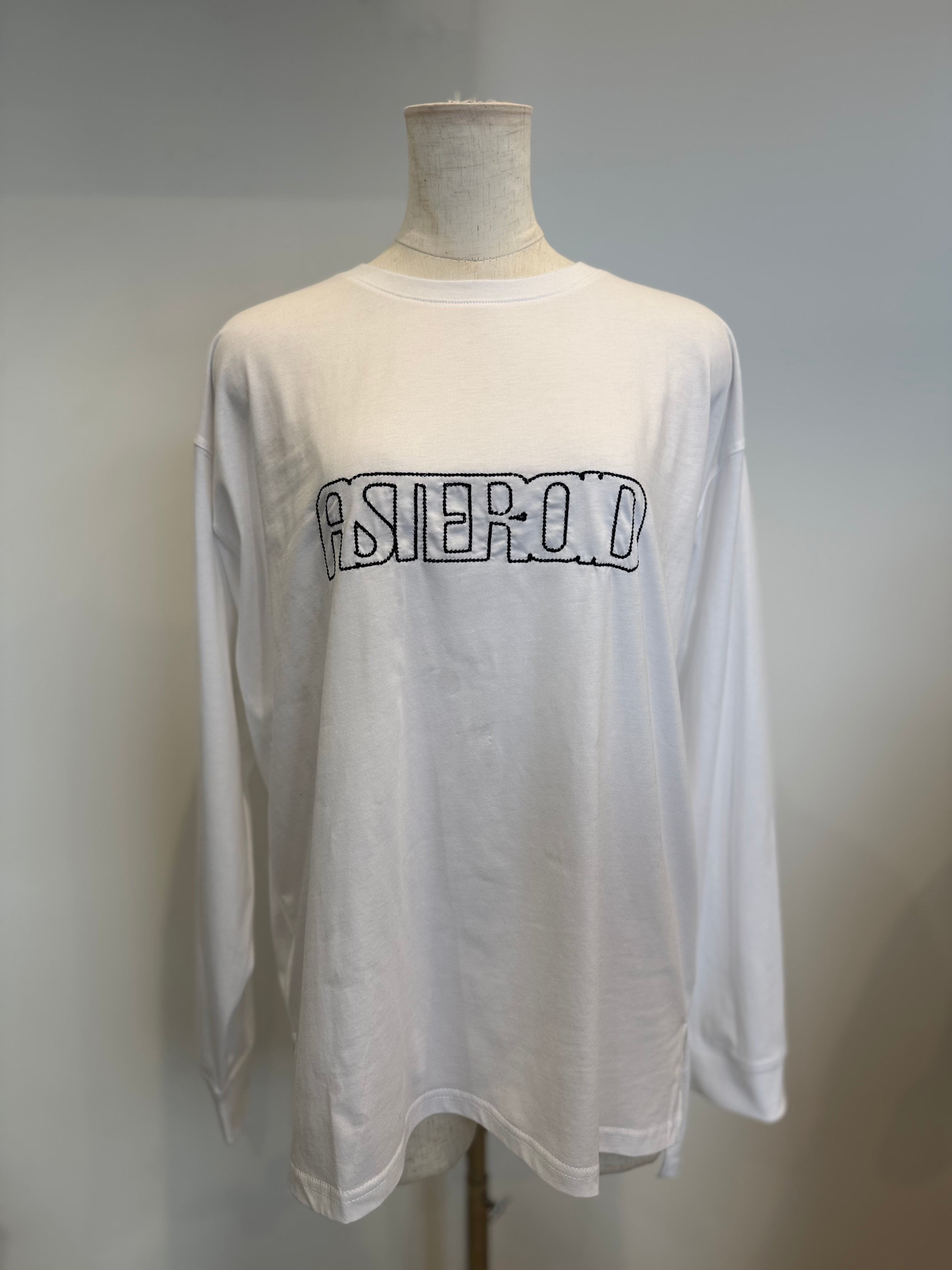 【SELECT】ロゴチェーン刺繍ロンT