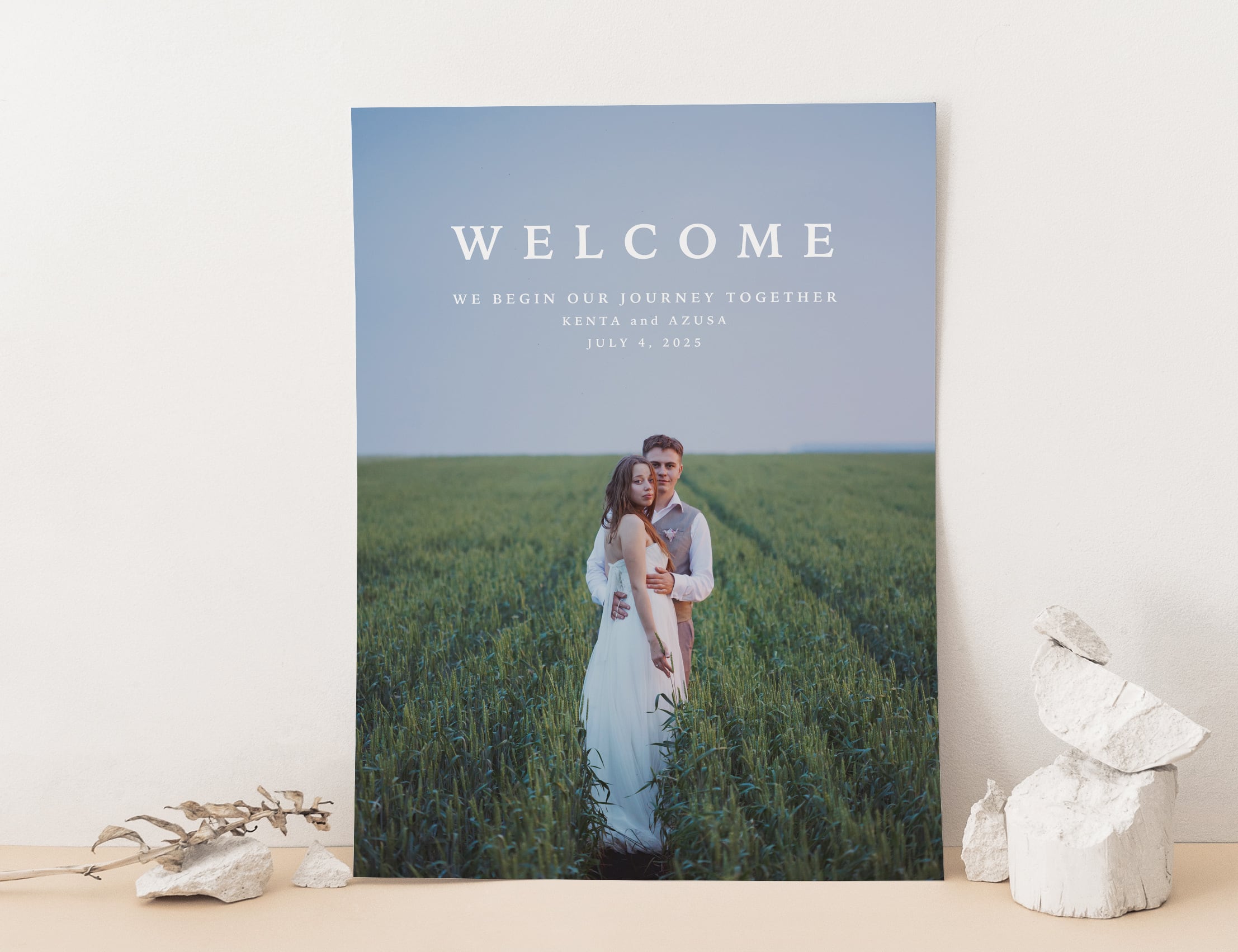 写真ウェルカムボード