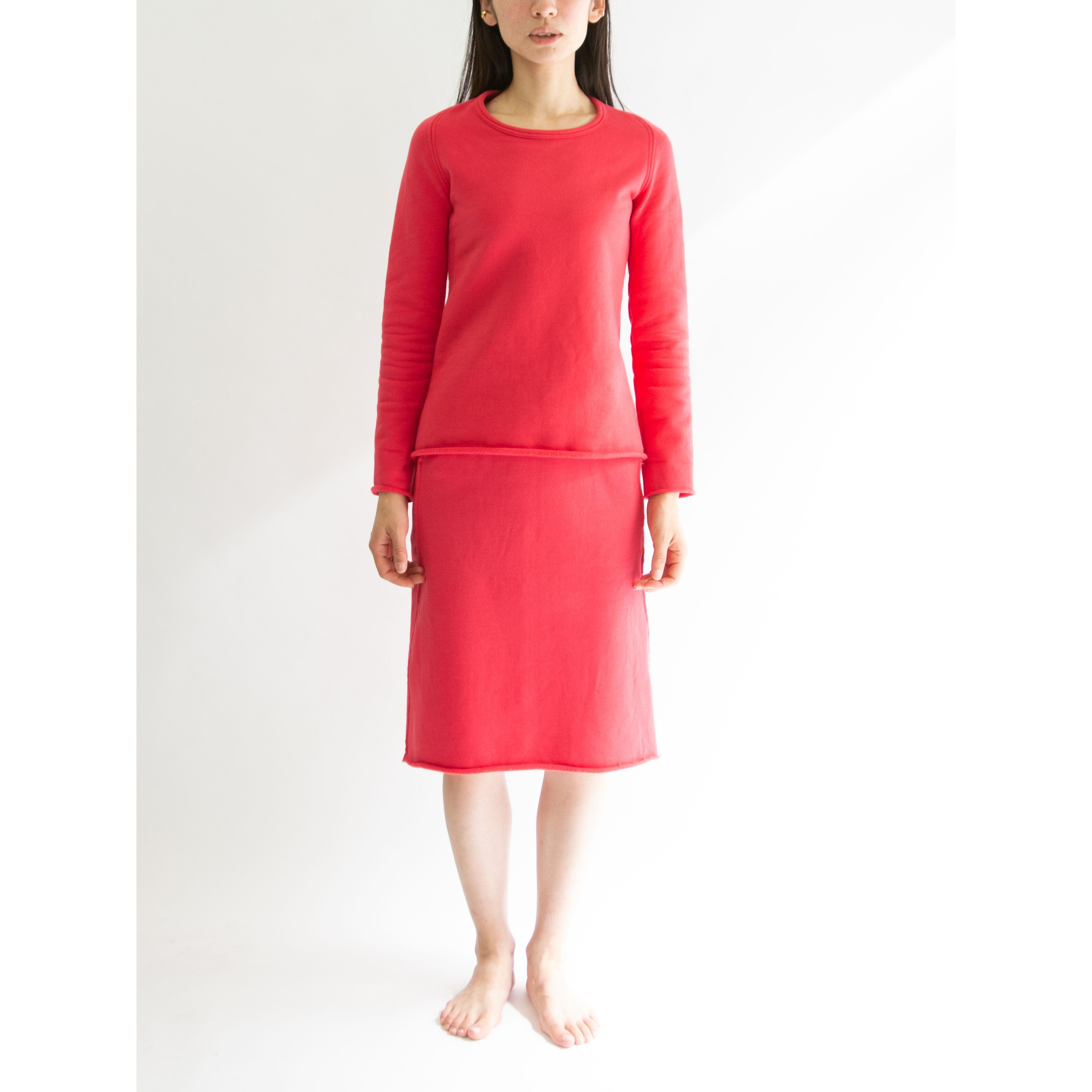 【CHRISTOPHE LEMAIRE】Made in France Sweat Skirt（クリストフ ルメール 裏起毛スウェットスカート）