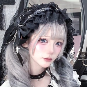レースリボンバックルヘッドバンド(lli_7084)