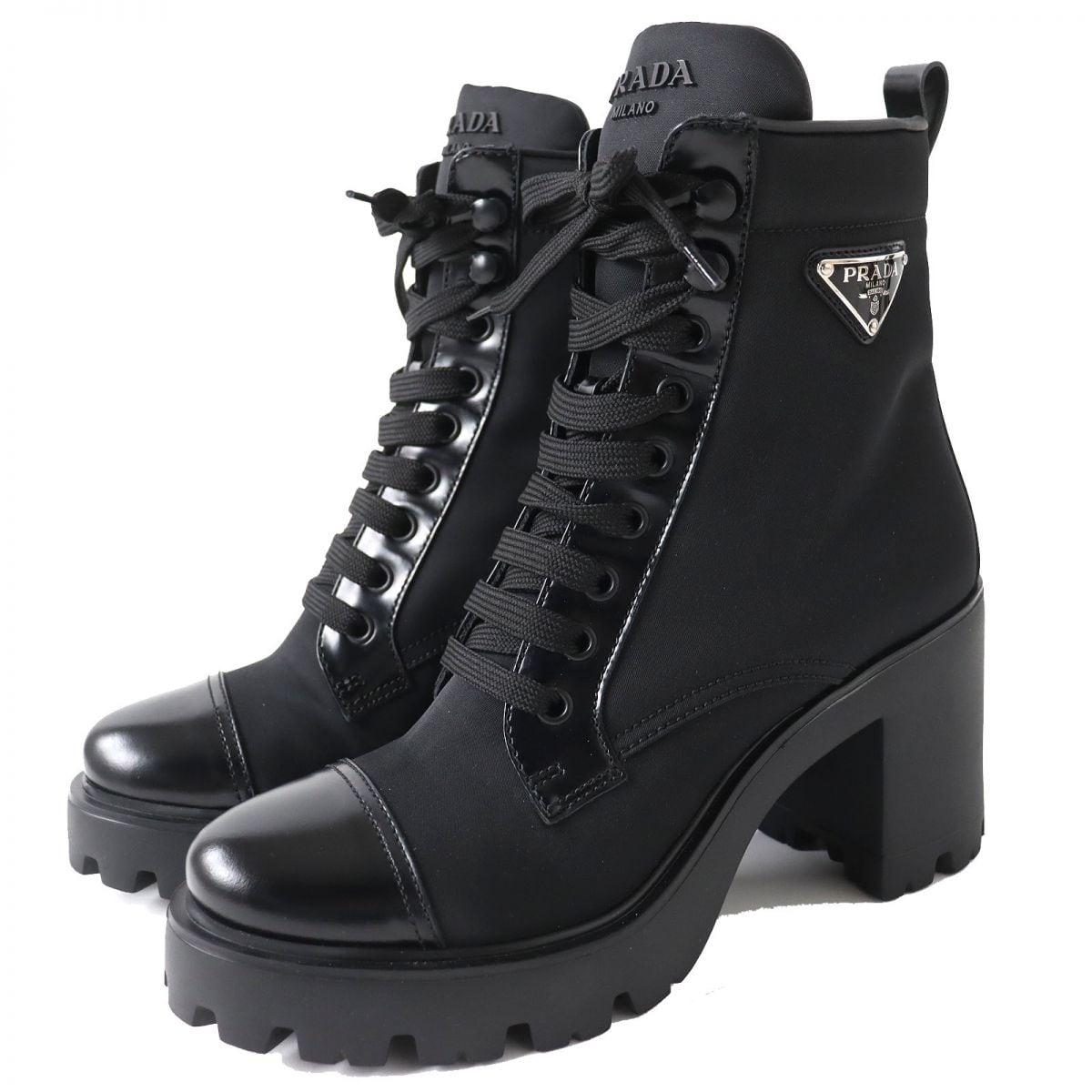 【極美品】PRADA アンクルベルトブーツ 38 極美品】PRADA アンクルベルトブーツ 38