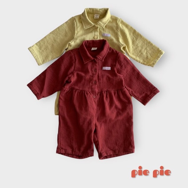 【取寄】pie｜hotdog jumpsuit｜ホットドッグジャンプスーツ｜XS-XL｜kids｜26 spring
